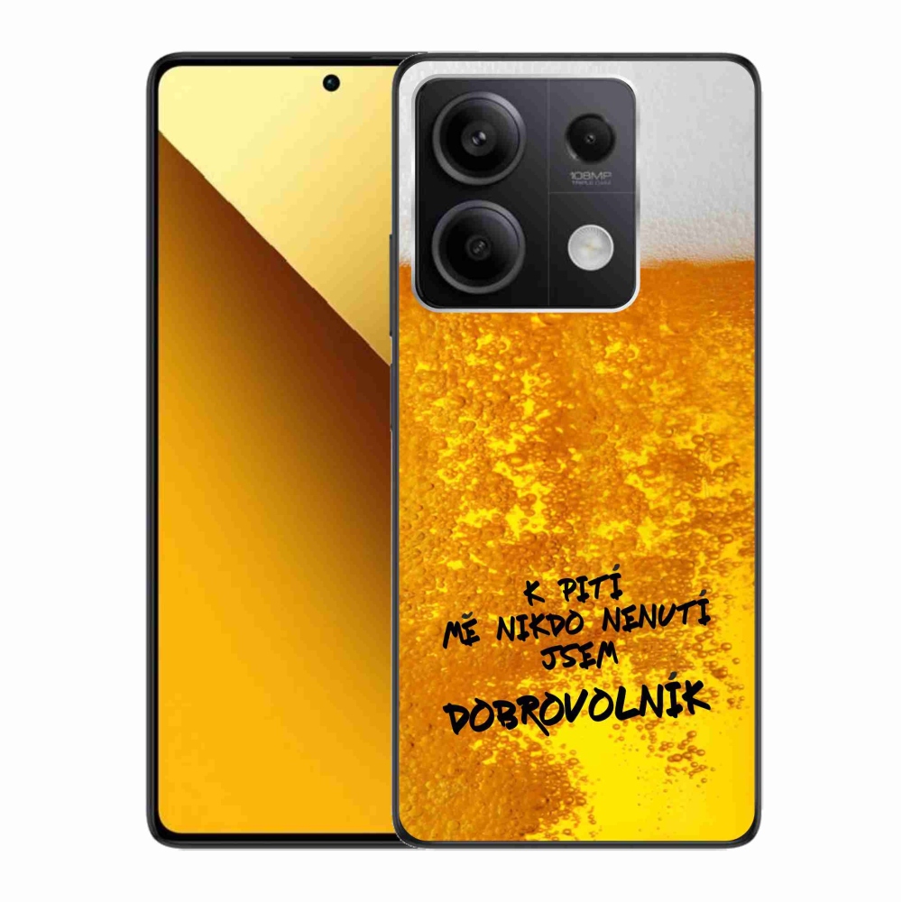Gélový kryt mmCase na Xiaomi Redmi Note 13 5G - pivný motív 4