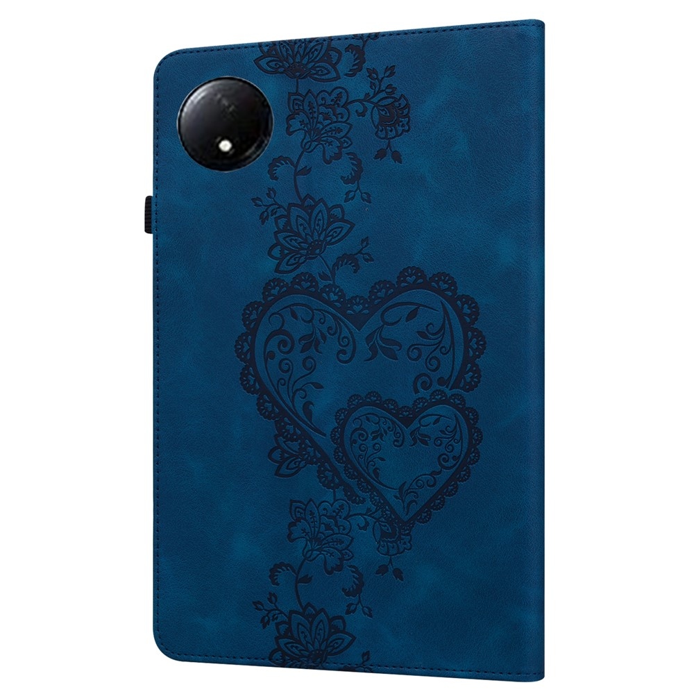 Heart zatváracie púzdro na tablet Xiaomi Redmi Pad SE 8.7 - modré