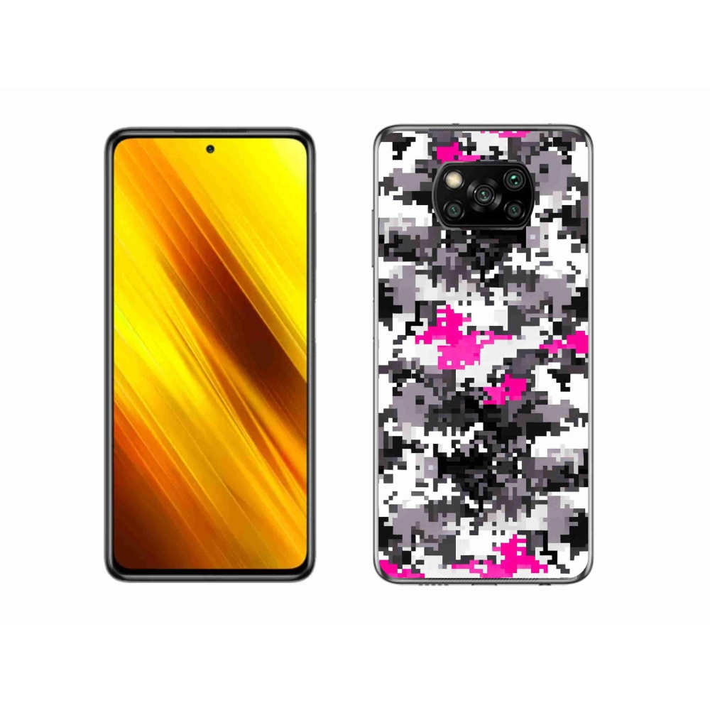 Gélový kryt mmCase na Xiaomi Poco X3 Pro - maskáčový vzor 4