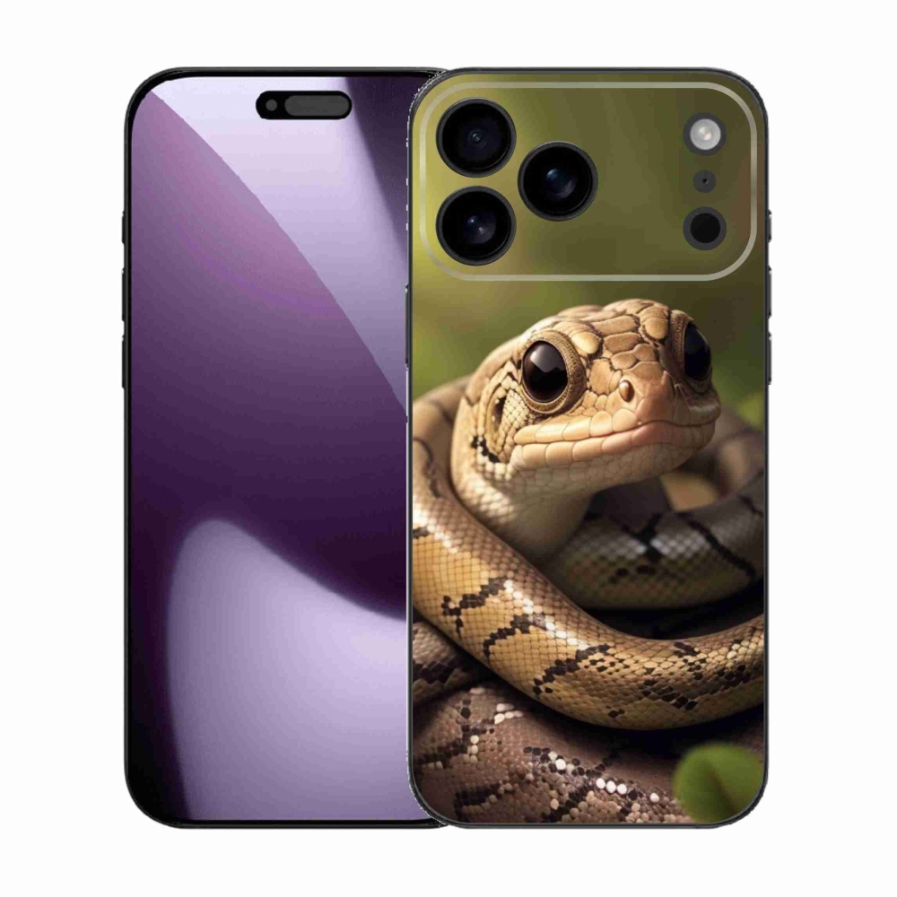 Gélový kryt mmCase na iPhone 17 Pro Max - had 1