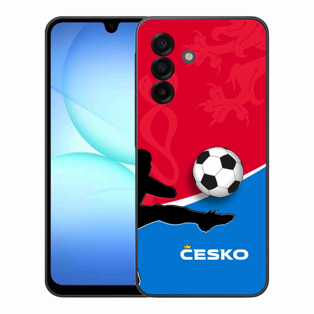 Gélový kryt mmCase na Samsung Galaxy A17 4G/5G - futbal Česko 2