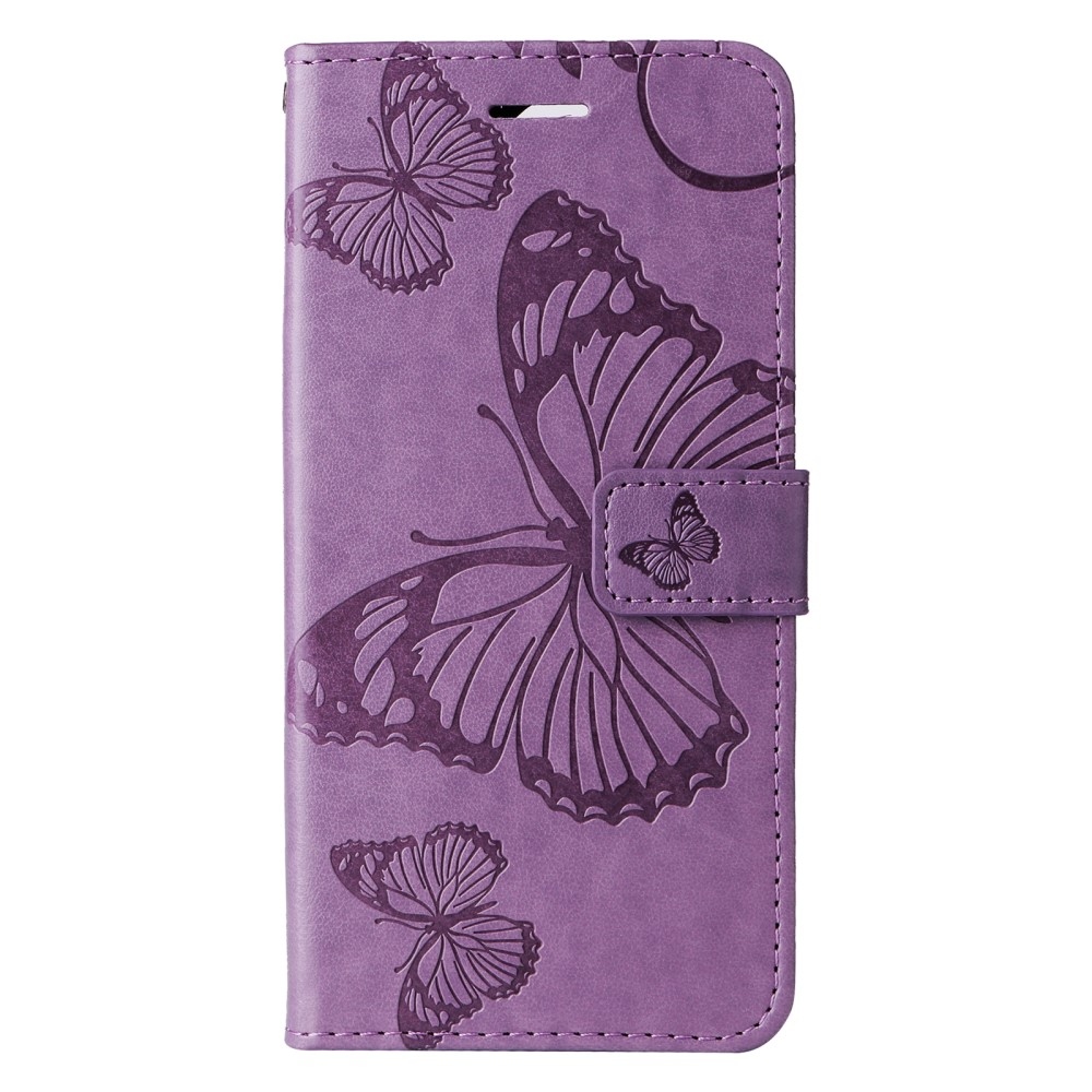 Big Butterfly knižkové púzdro na Xiaomi Redmi Note 13 - fialové