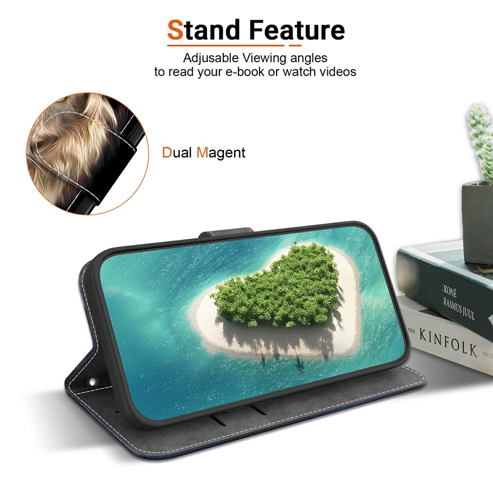 Versatile knižkové púzdro na Xiaomi Redmi 15 5G (169mm) - lev