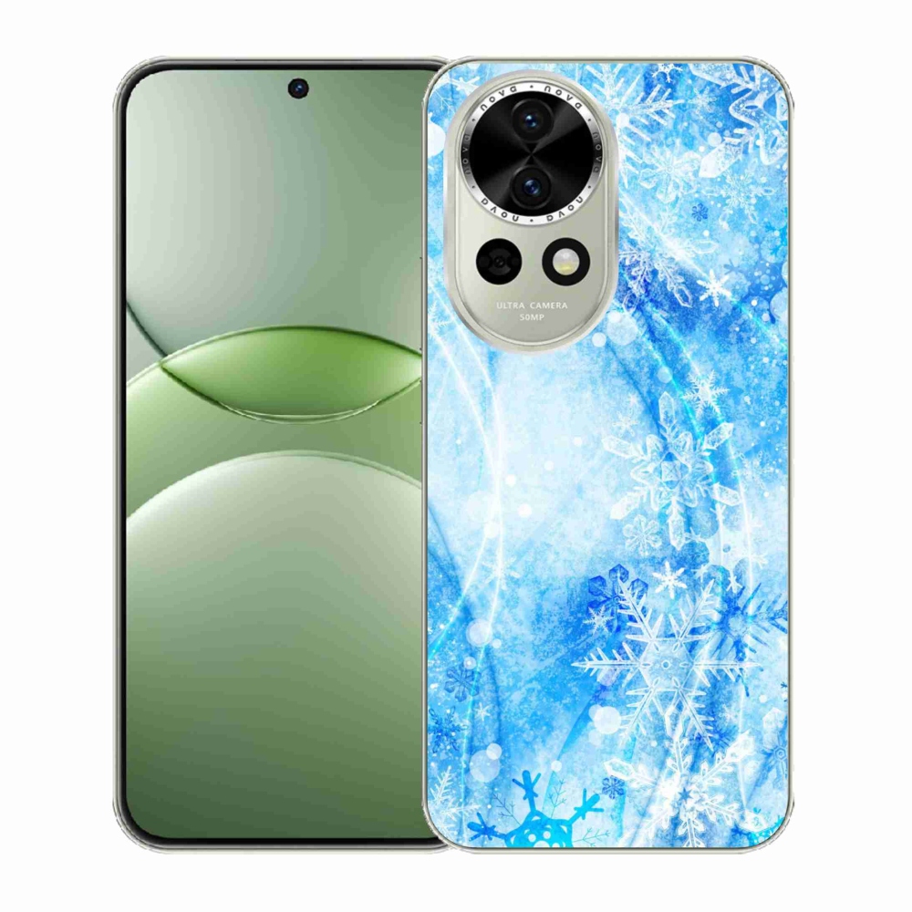 Gélový kryt mmCase na Huawei Nova 13 5G - snehové vločky