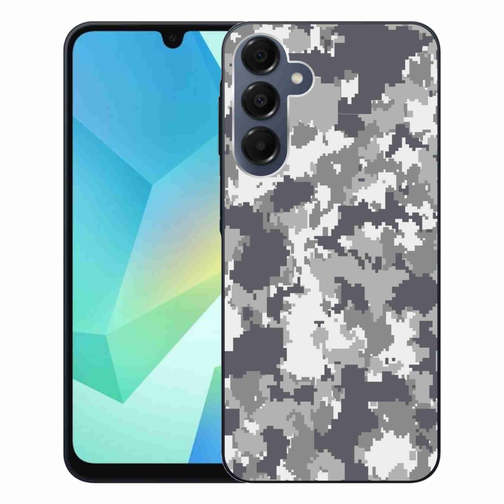 Gélový kryt mmCase na Samsung Galaxy A16 4G/5G - maskáčový vzor 2