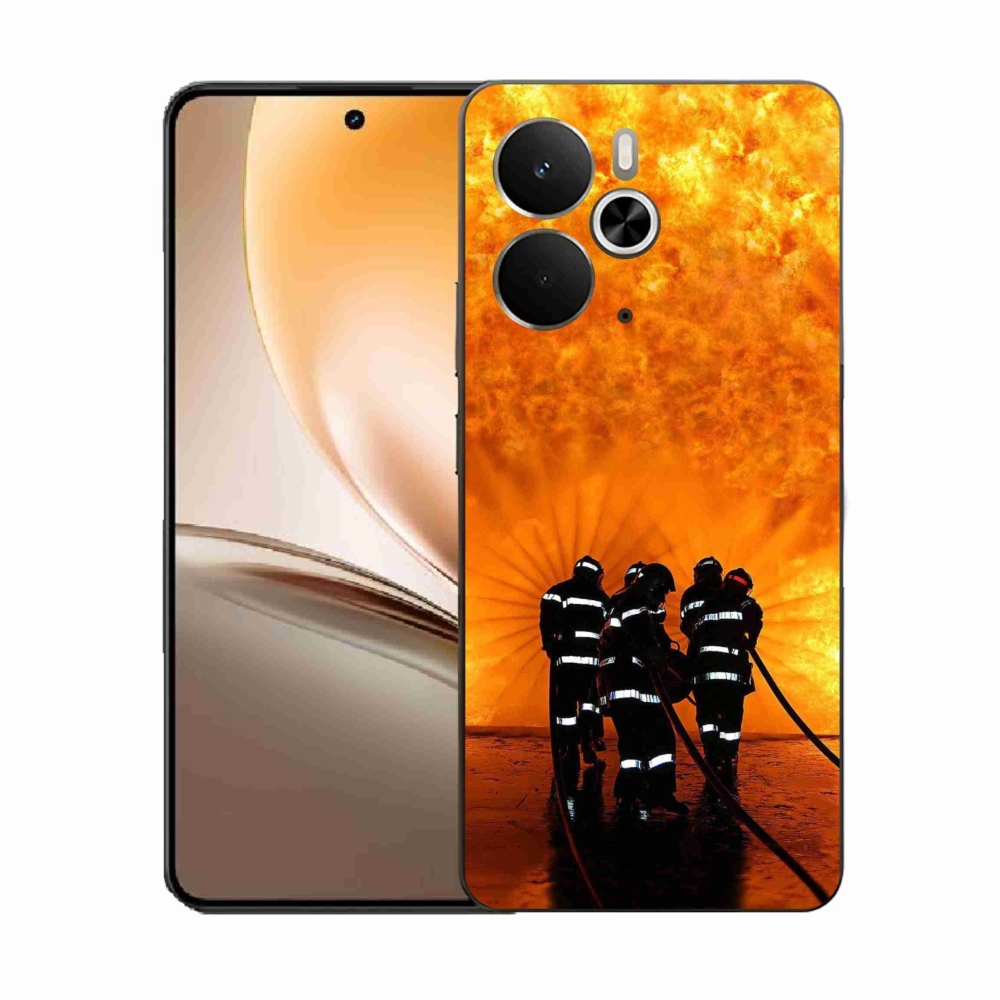 Gélový kryt mmCase na Realme 14 5G - požiar