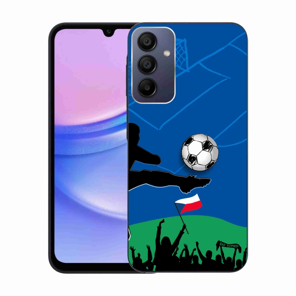 Gélový kryt mmCase na Samsung Galaxy A15 4G/5G - fanúšikovia futbalu