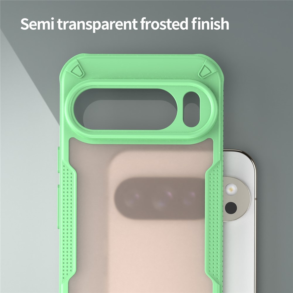Frosted odolný kryt na Google Pixel 10 Pro XL - zelený