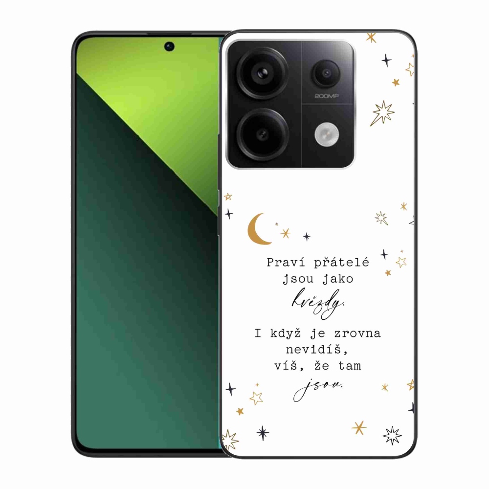Gélový kryt mmCase na Xiaomi Redmi Note 13 Pro 5G/Poco X6 5G - citát 6 biele pozadie