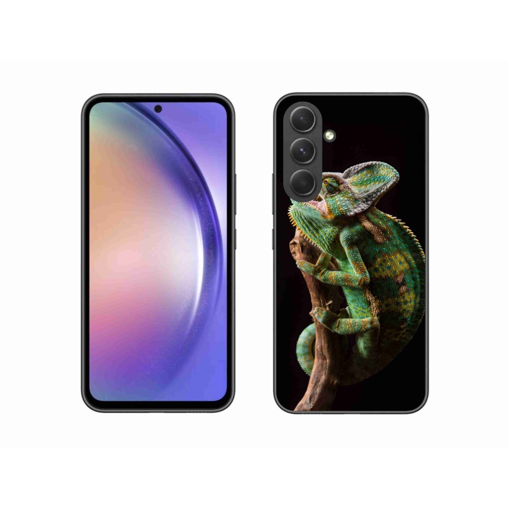 Gélový kryt mmCase na Samsung Galaxy A54 5G - chameleón