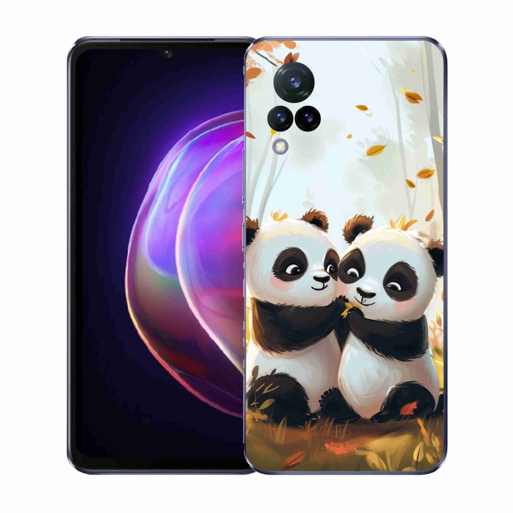 Gélový kryt mmCase na Vivo V21 4G/5G - pandy