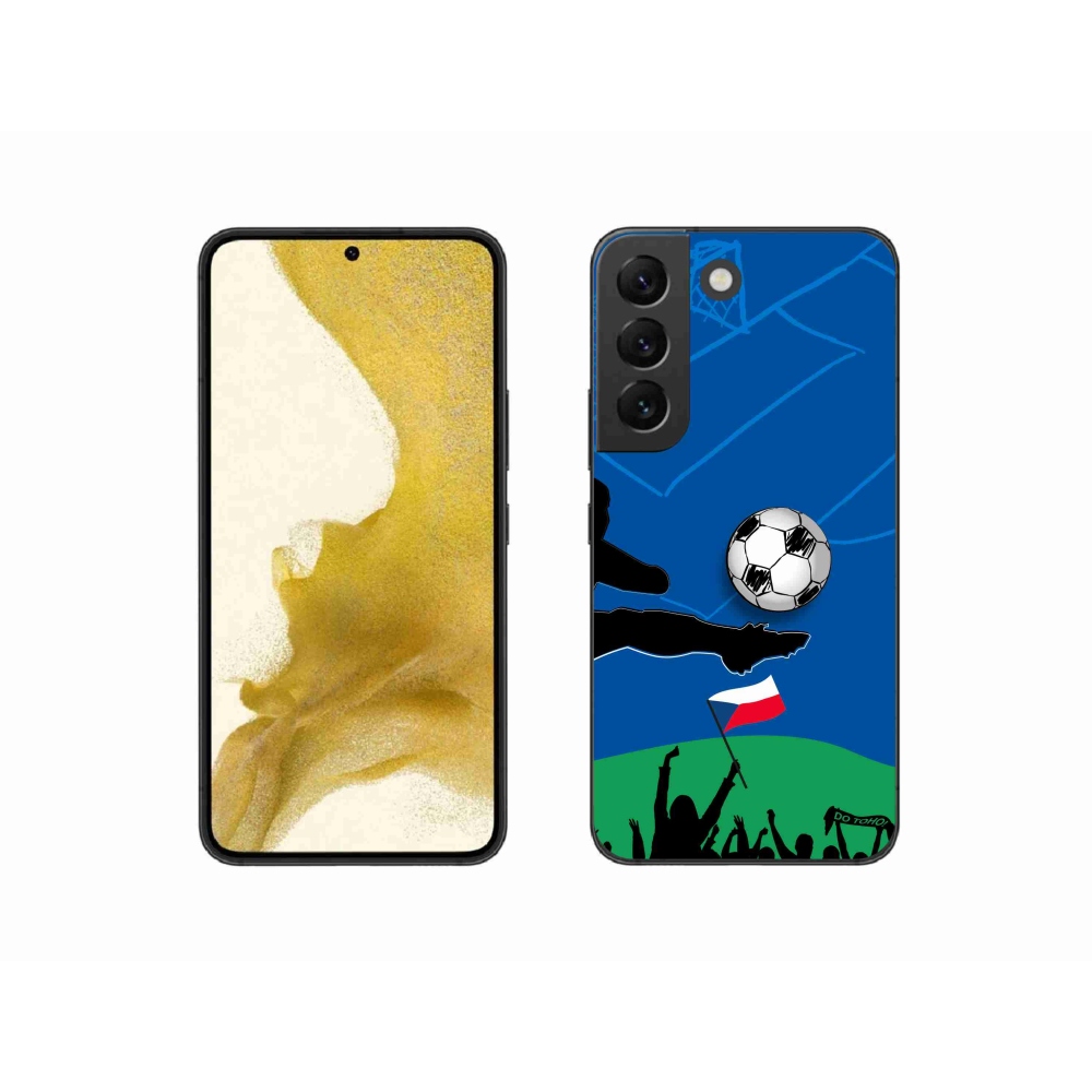 Gélový kryt mmCase na Samsung Galaxy S22 5G - fanúšikovia futbalu