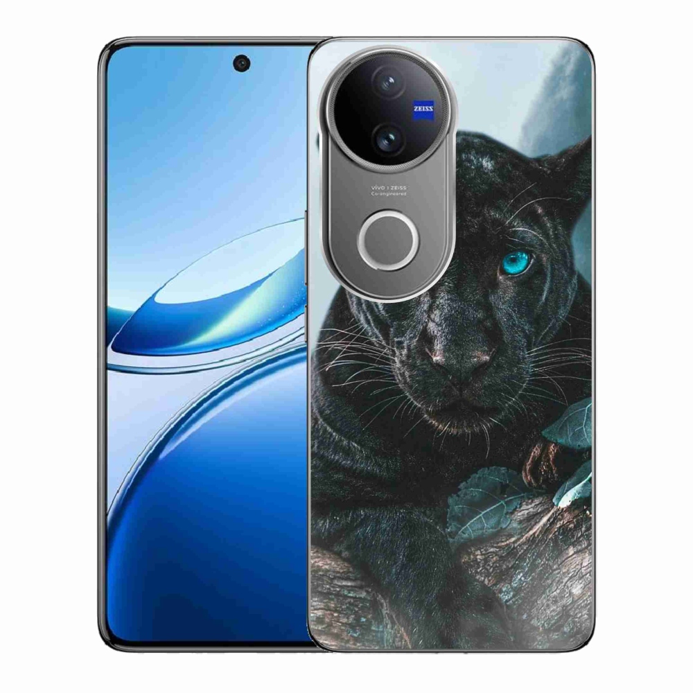 Gélový kryt mmCase na Vivo V50 5G - čierny panter