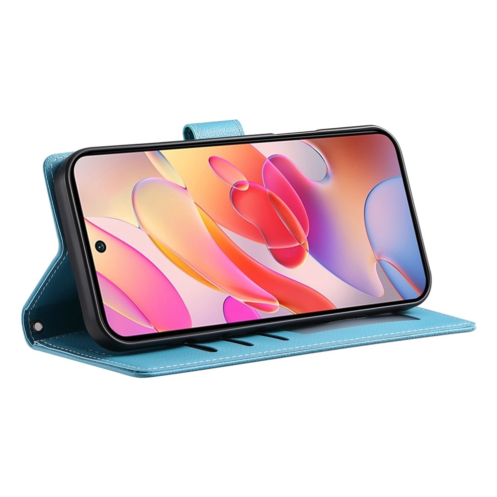 Snap knižkové puzdro na Samsung Galaxy A17 5G - svetlomodré