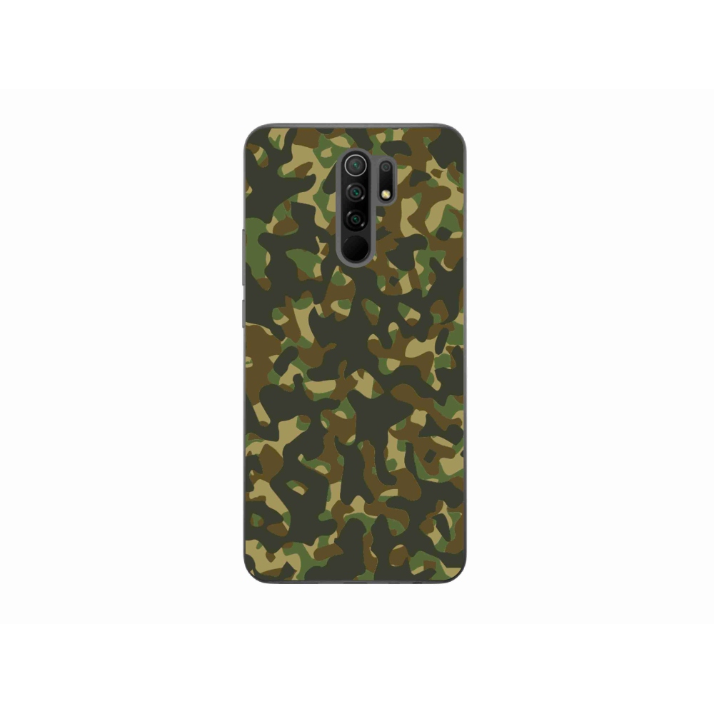 Gélový kryt mmCase na Xiaomi Redmi 9 - maskáčový vzor 1