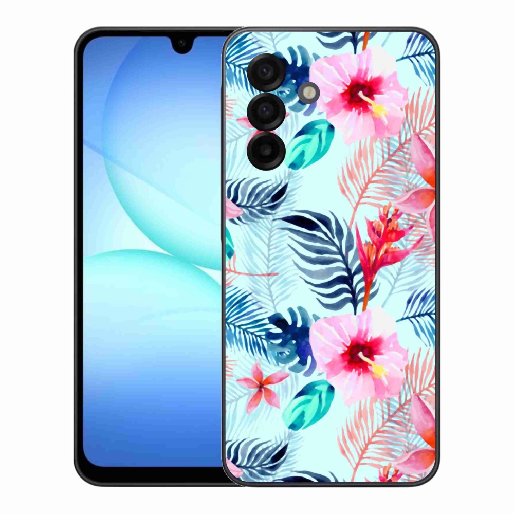 Gélový kryt mmCase na Samsung Galaxy A17 4G/5G - kvety