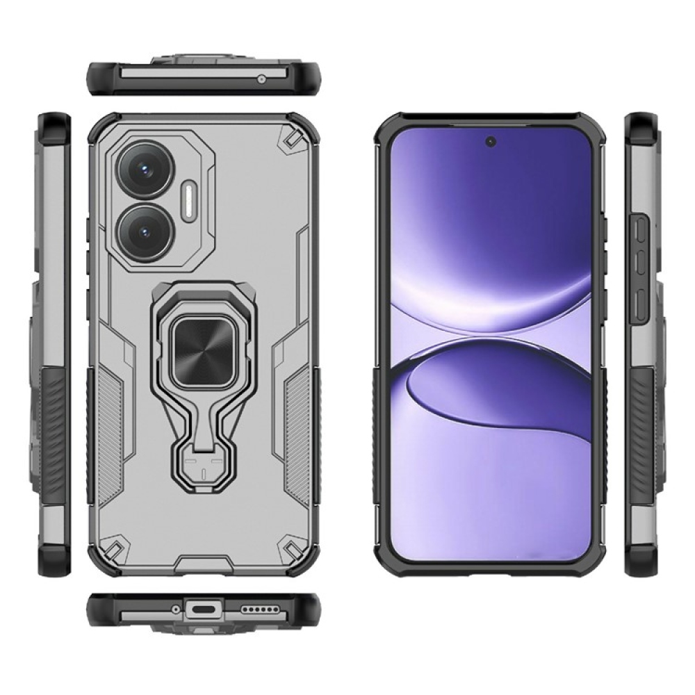 Palice odolný kryt na Xiaomi Poco F7 5G -sivý