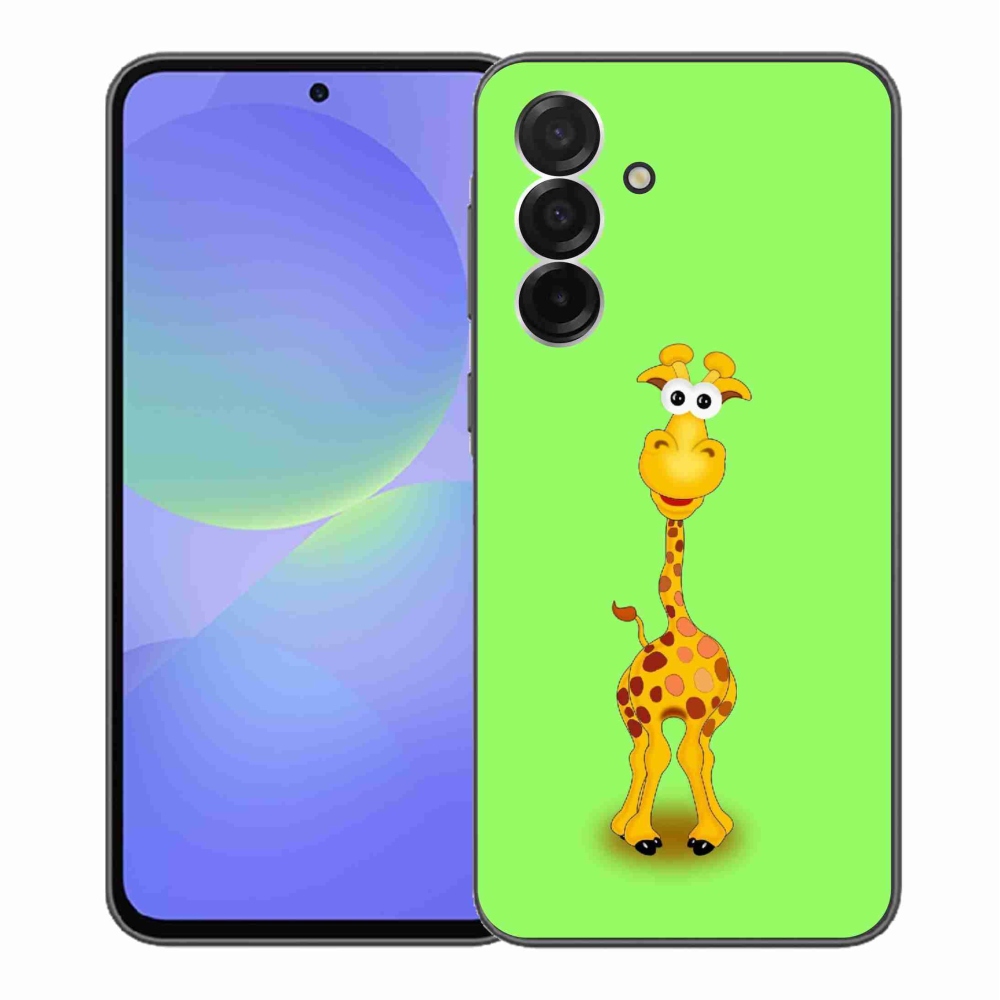 Gélový kryt mmCase na Samsung Galaxy A36 5G - kreslená žirafa
