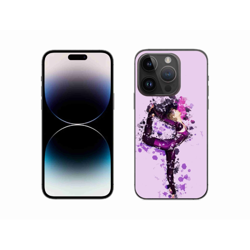 Gélový kryt mmCase na iPhone 14 Pro - baletka