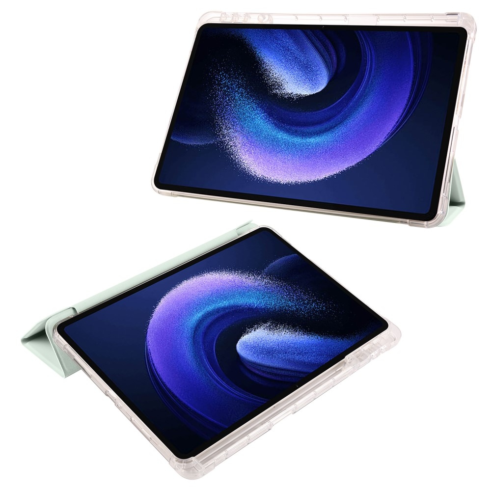 Polohovateľné puzdro na Xiaomi Pad 6 - svetlozelené