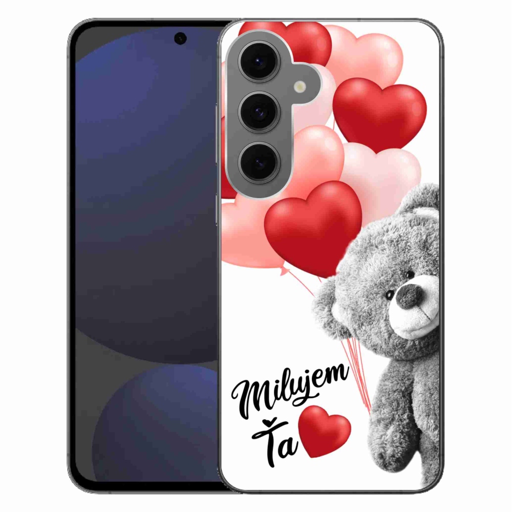 Gélový obal mmCase na Samsung Galaxy S24 FE - milujem Ťa sk