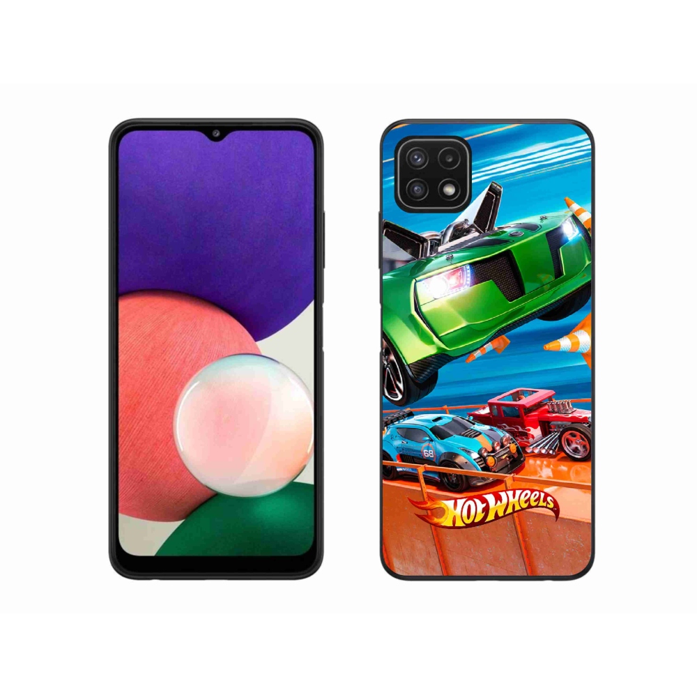 Gélový kryt mmCase na Samsung Galaxy A22 5G - hot wheels 1