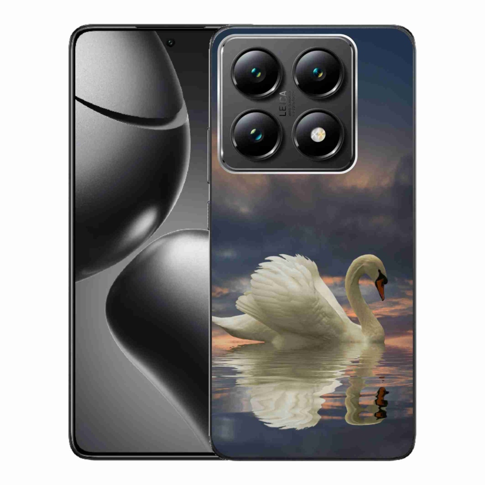 Gélový kryt mmCase na Xiaomi 14T Pro - labuť