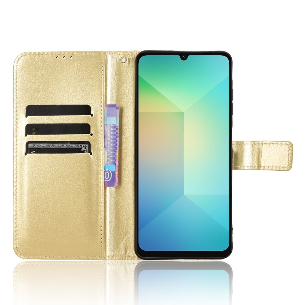Crazy knižkové púzdro na Samsung Galaxy A06 4G - zlaté
