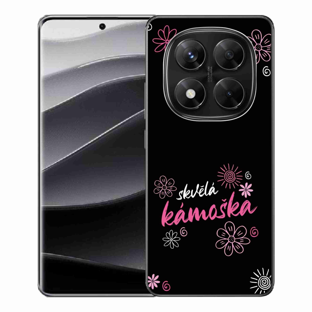 Gélový kryt mmCase na Xiaomi Redmi Note 14 Pro 5G/Poco X7 5G - skvelá kamoška čierne pozadie