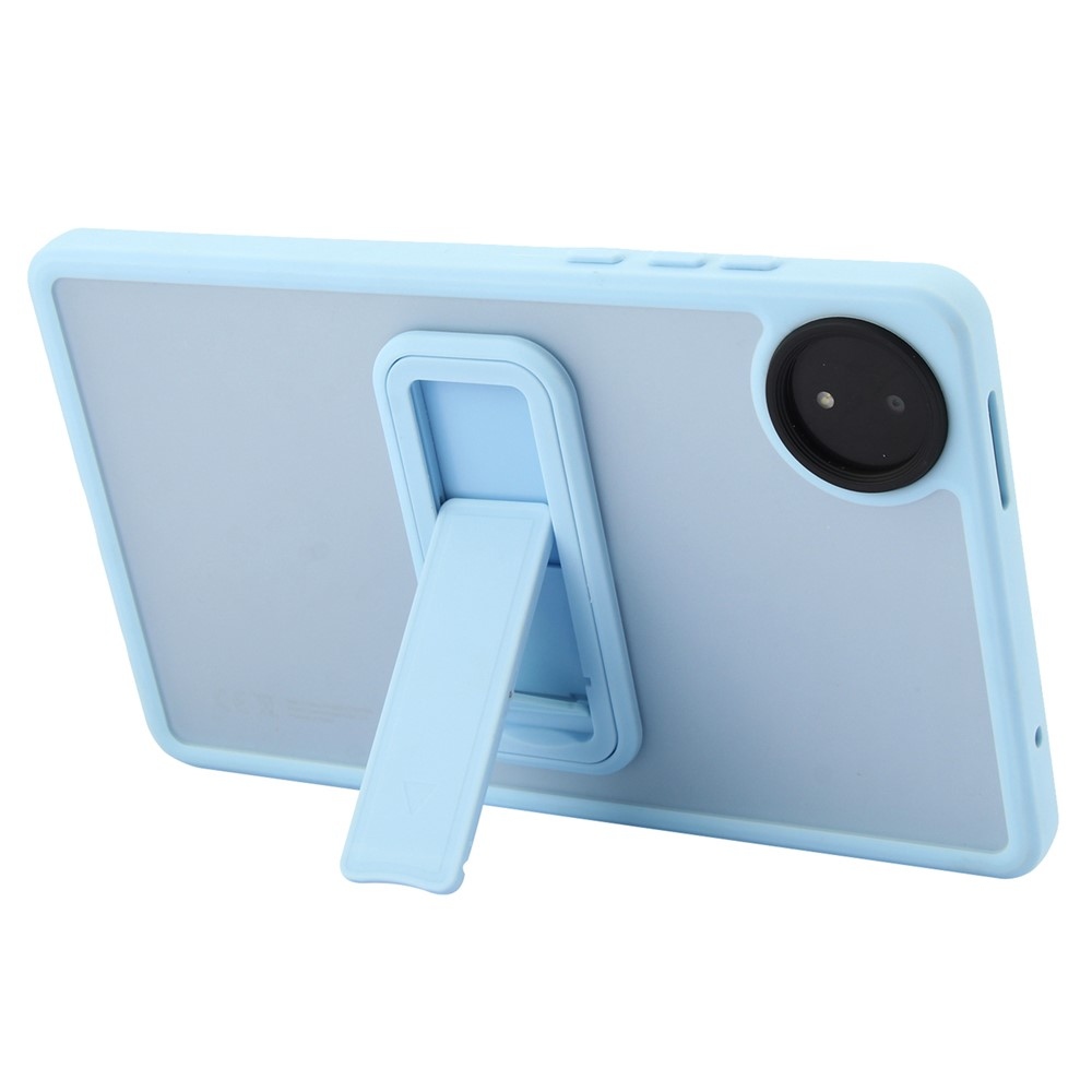 Skiny gélový obal s pevným chrbtom a výklopným stojanom na Xiaomi Redmi Pad SE 8.7 - svetlomodrý