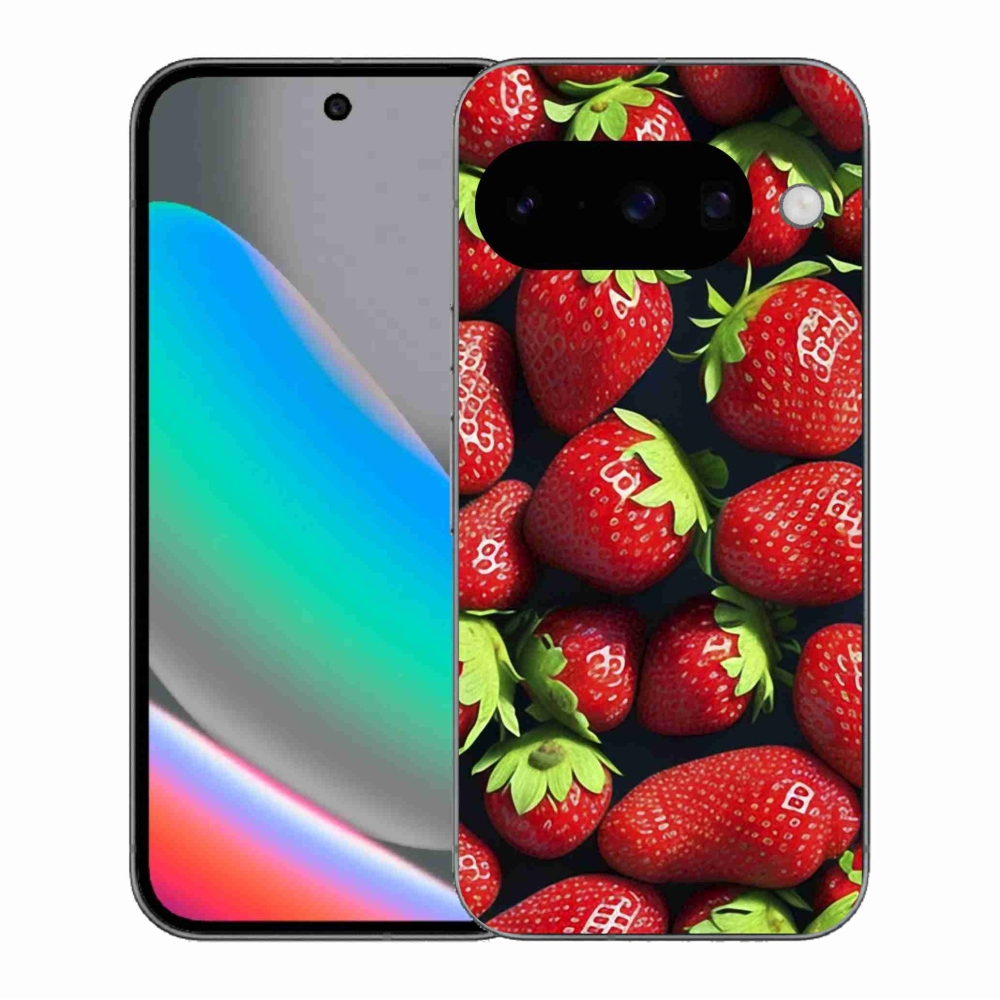 Gélový kryt mmCase na Google Pixel 10 - jahody