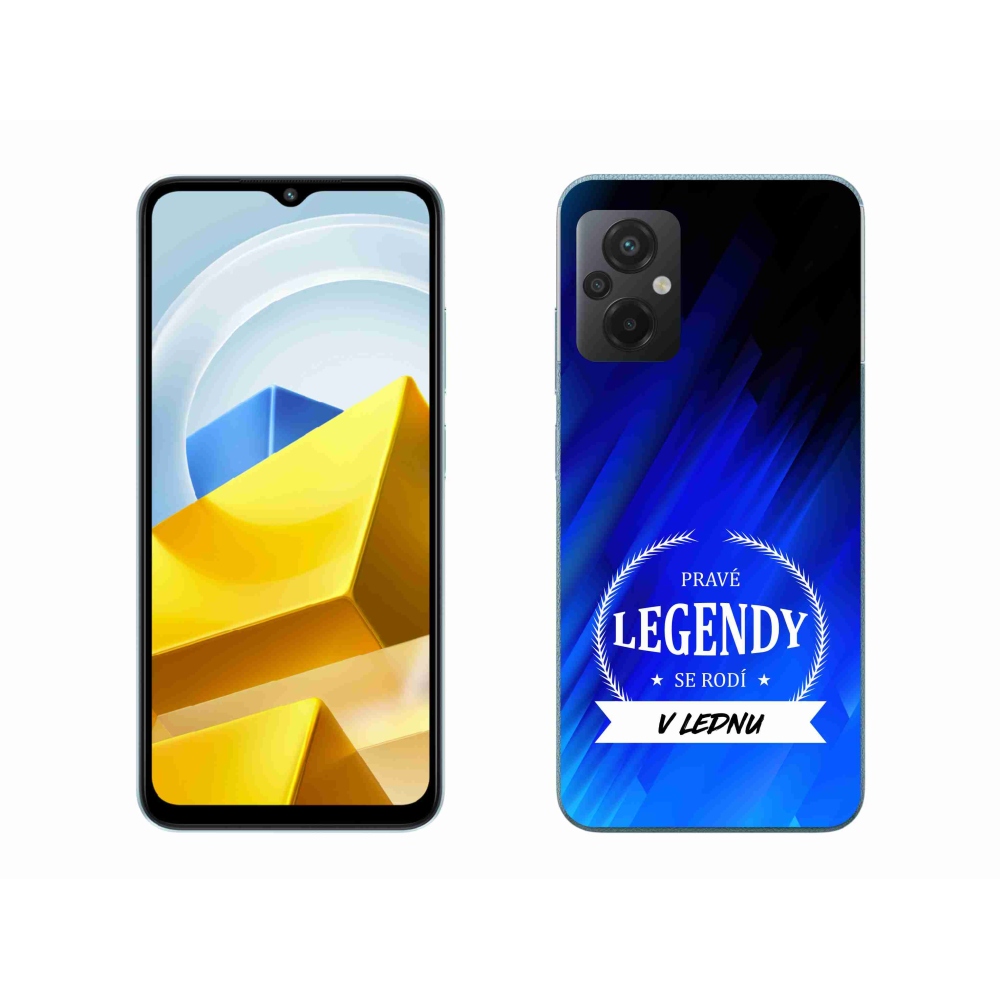 Gélový kryt mmCase na Xiaomi Poco M5 4G - legendy v januári modré pozadie