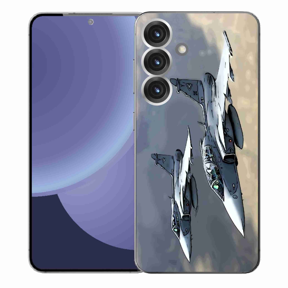 Gélový kryt mmCase na Samsung Galaxy S25+ - stíhačky