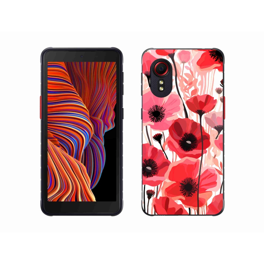 Gélový kryt mmCase na Samsung Galaxy Xcover 5 - vlčí mak 1