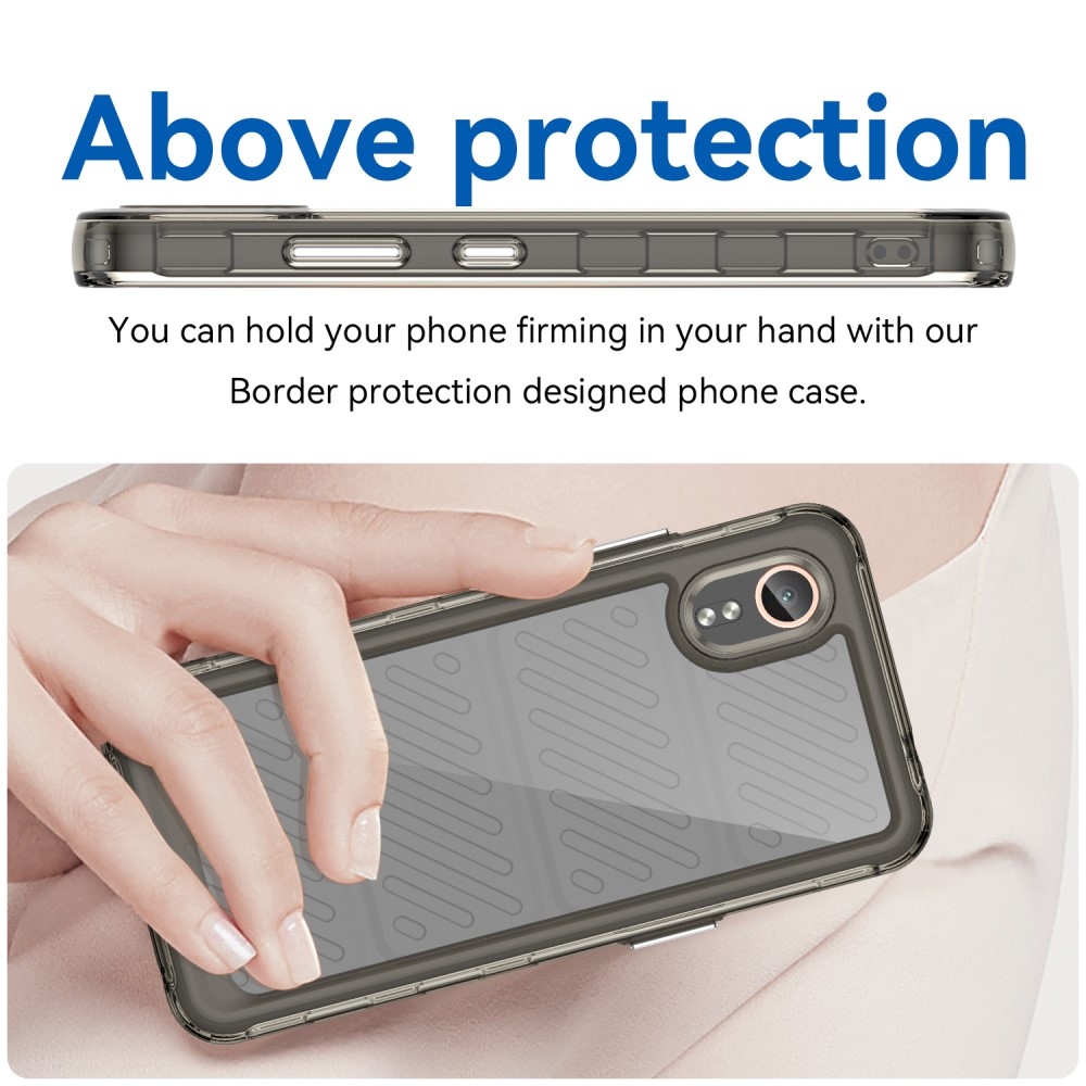Gélový obal s pevným chrbtom na Samsung Galaxy Xcover 7 - šedý