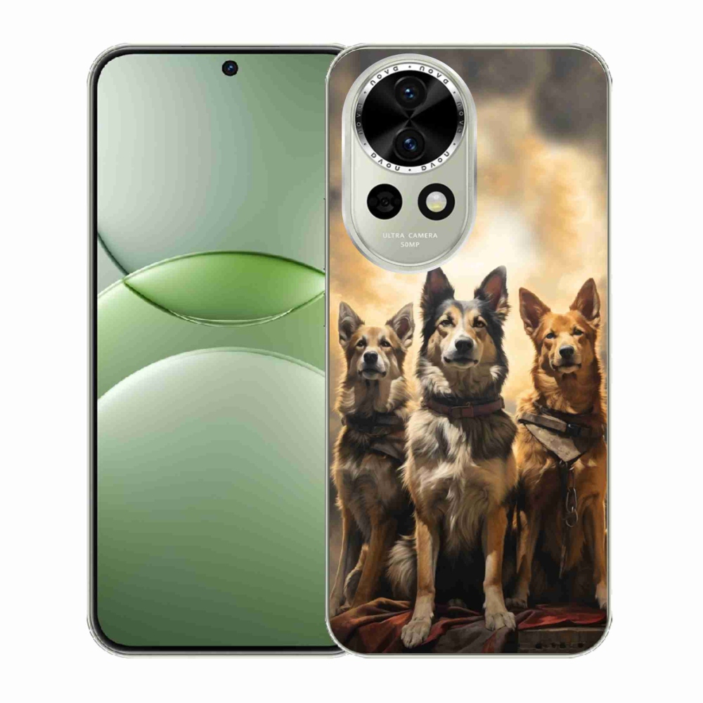 Gélový kryt mmCase na Huawei Nova 13 5G - tri psy