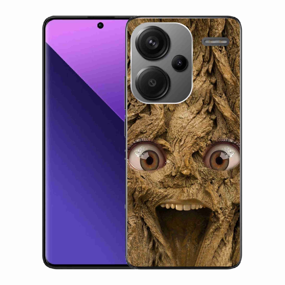 Gélový kryt mmCase na Xiaomi Redmi Note 13 Pro+ 5G - veselý strom s očami