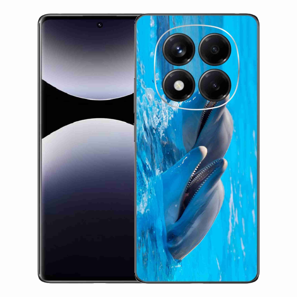 Gélový kryt mmCase na Xiaomi Redmi Note 14 Pro - delfíny