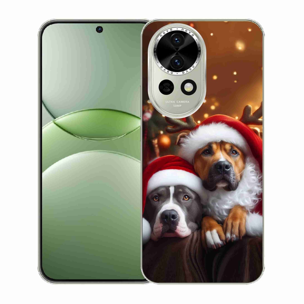 Gélový kryt mmCase na Huawei Nova 13 5G - vianočné psy