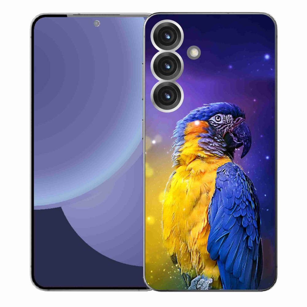 Gélový kryt mmCase na Samsung Galaxy S25+ - papagáj ara 1