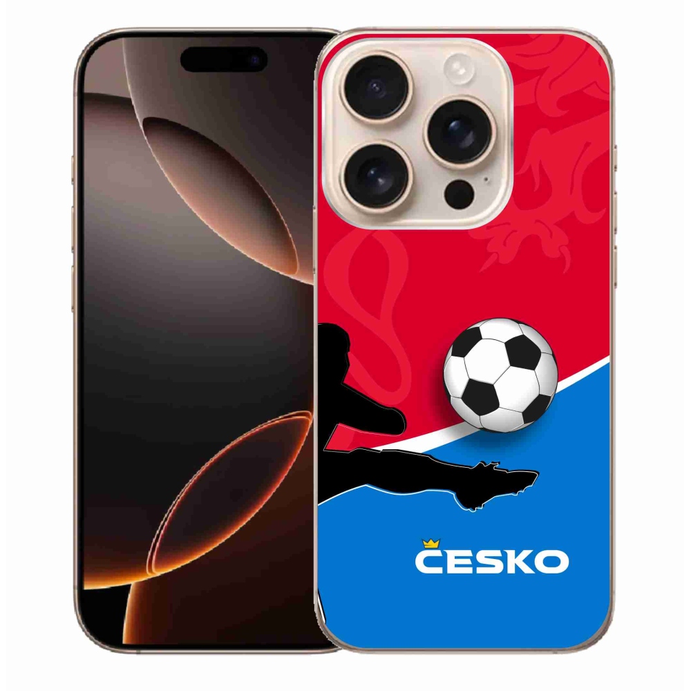 Gélový kryt mmCase na iPhone 16 Pro Max - futbal Česko 2