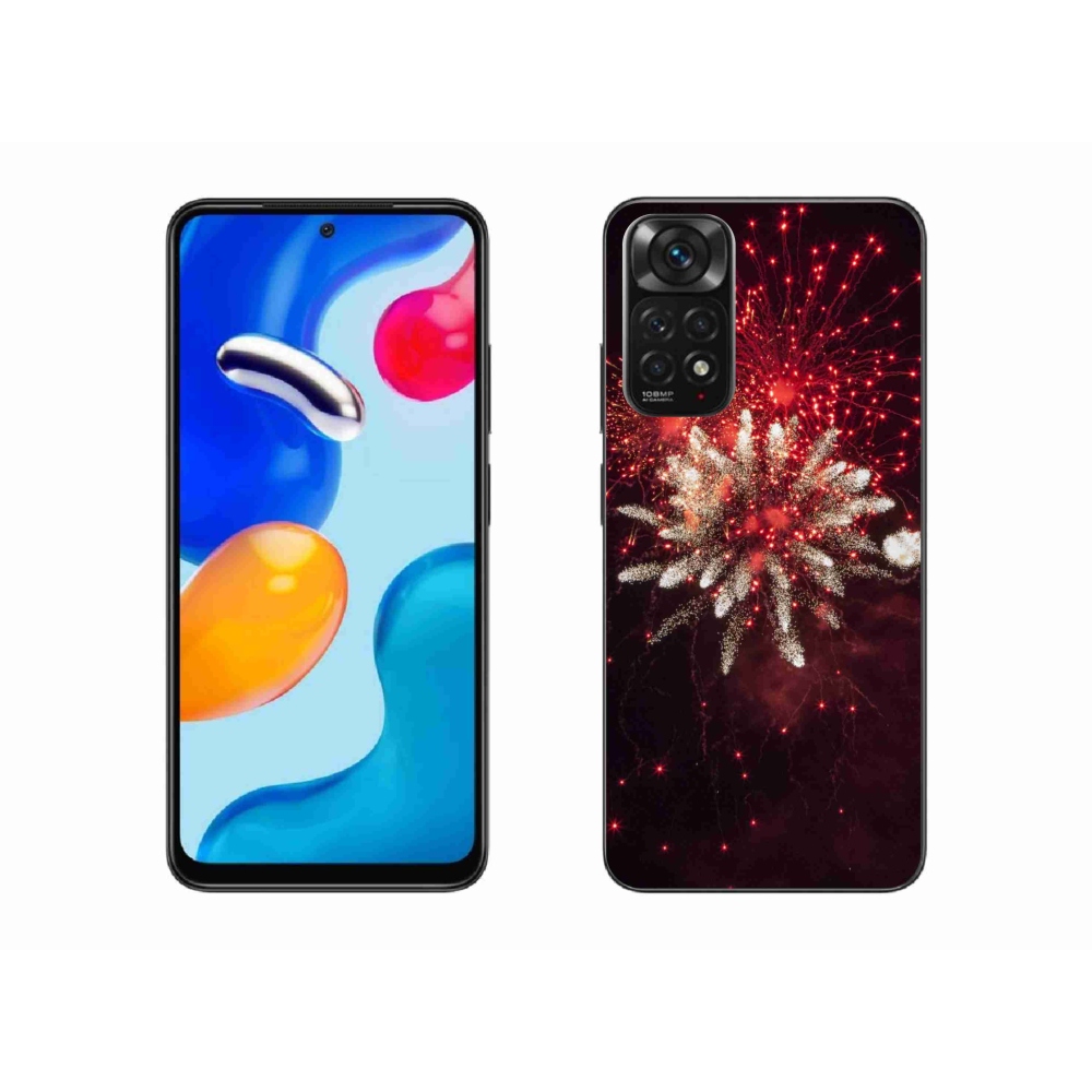 Gélový kryt mmCase na Xiaomi Redmi Note 11 4G - ohňostroj