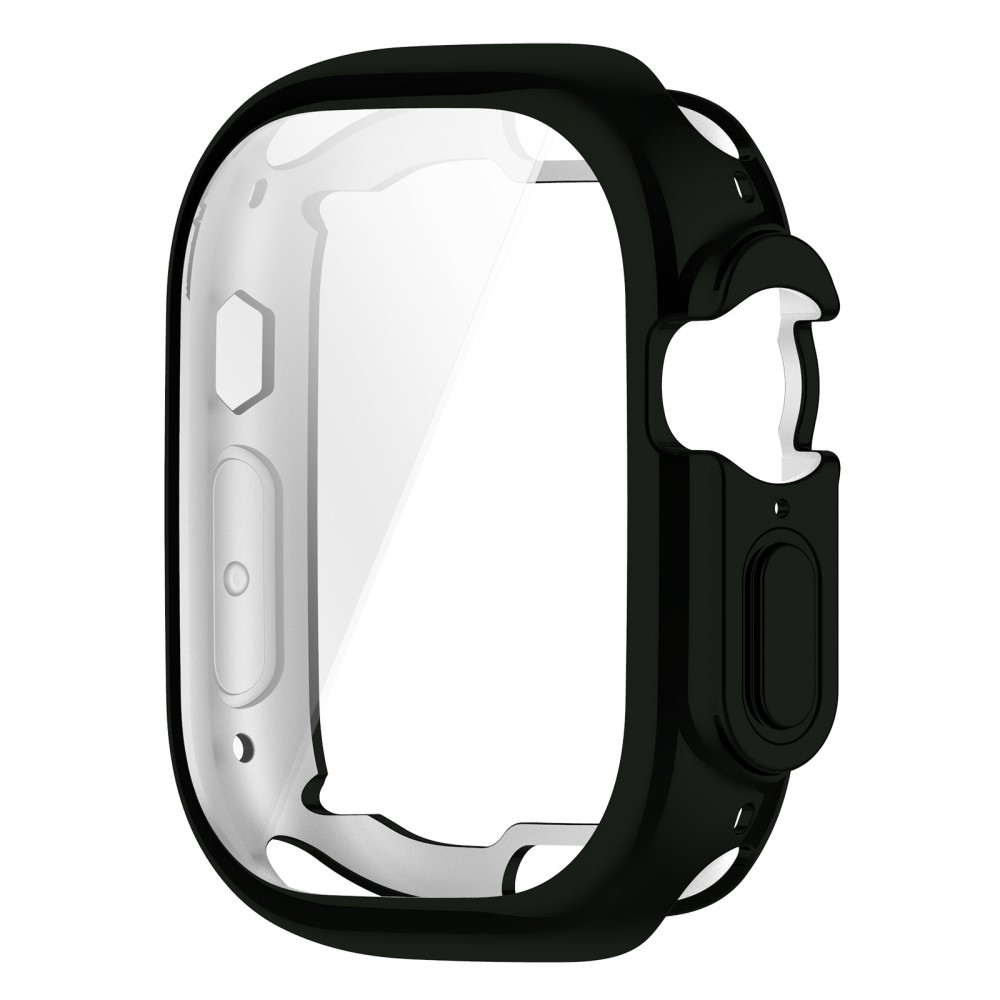 Soft nasadzovacie gélové ochranné púzdro pre Apple Watch Ultra/Ultra 2 49 mm - tmavozelené