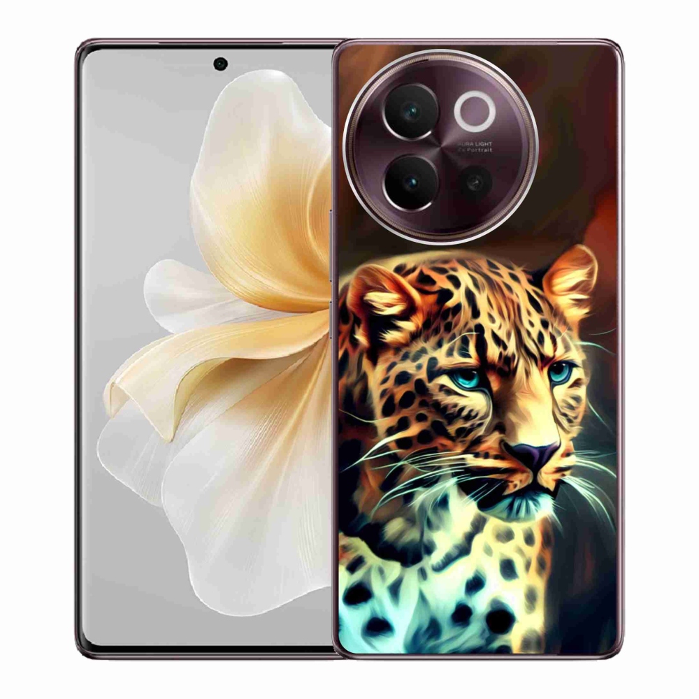 Gélový kryt mmCase na Vivo V40 Lite 5G - leopard