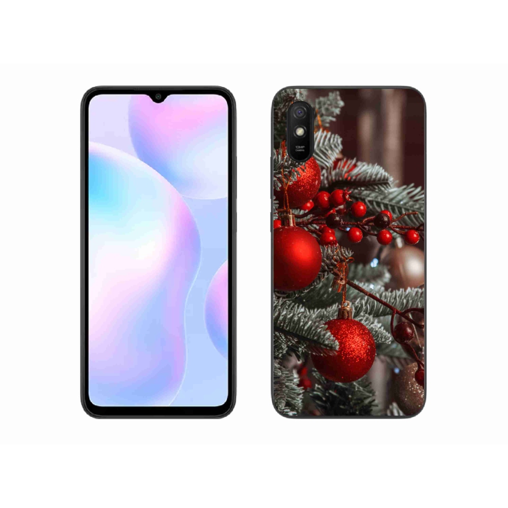 Gélový kryt mmCase na Xiaomi Redmi 9AT - vianočné ozdoby 2