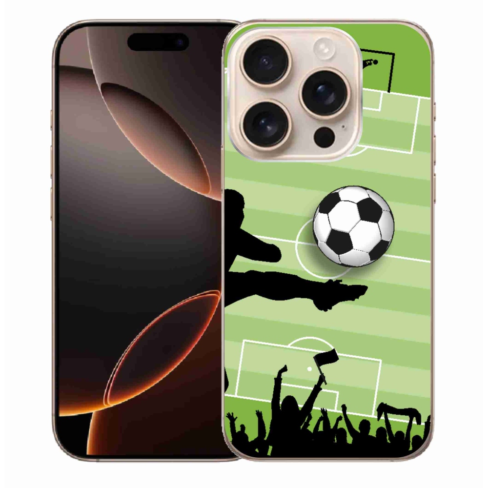 Gélový kryt mmCase na iPhone 16 Pro Max - futbal 3