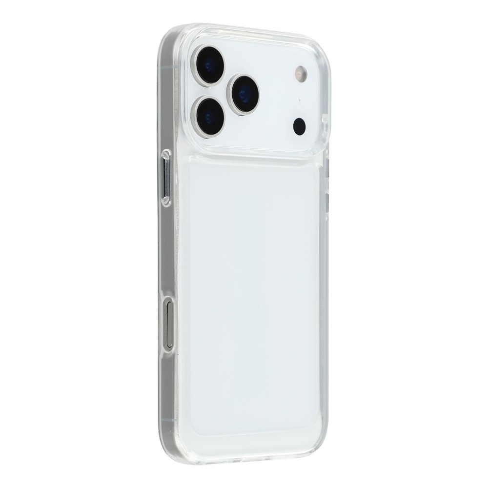 Gélový obal s pevným chrbtom na iPhone 17 Pro Max - priehľadný