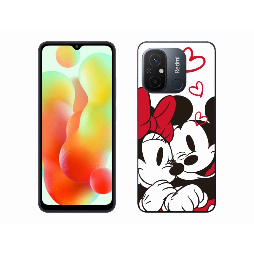 Gélový kryt mmCase na Xiaomi Redmi 12C - minnie a mickey