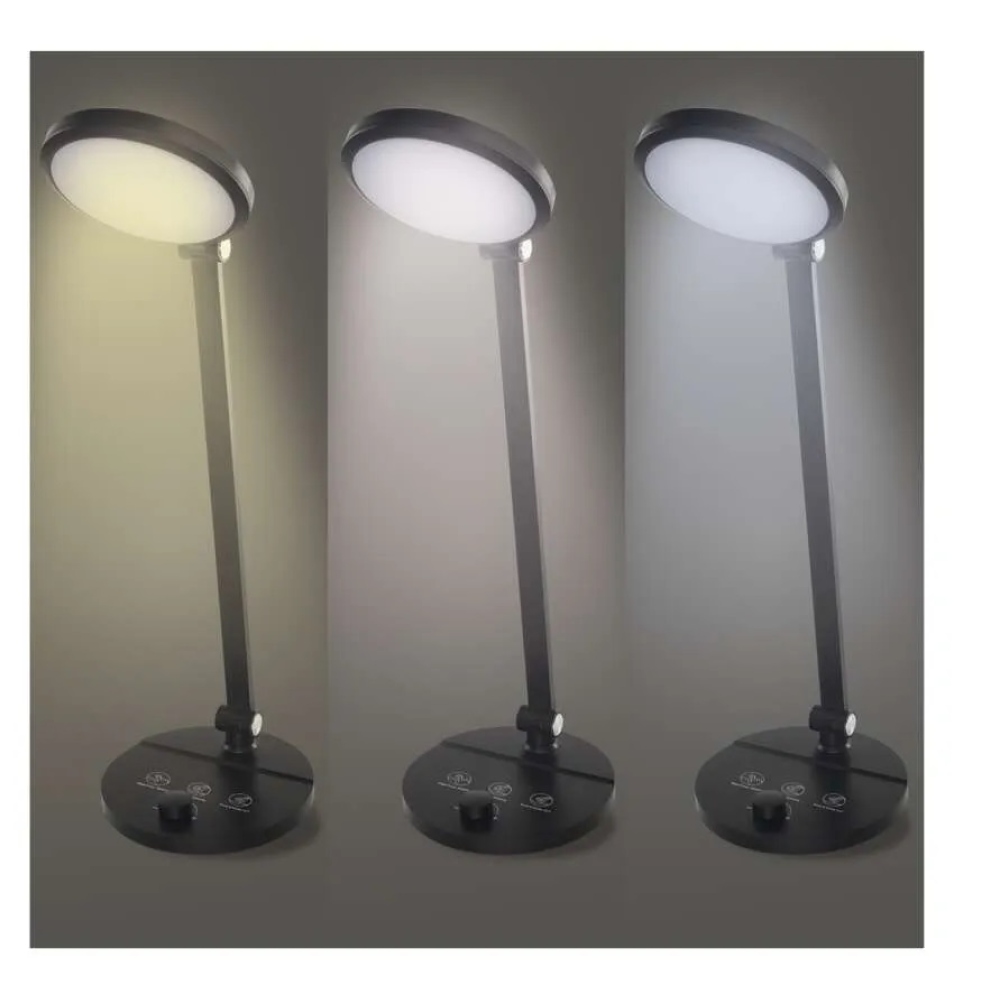 LED stolná lampa CHARLES - čierna
