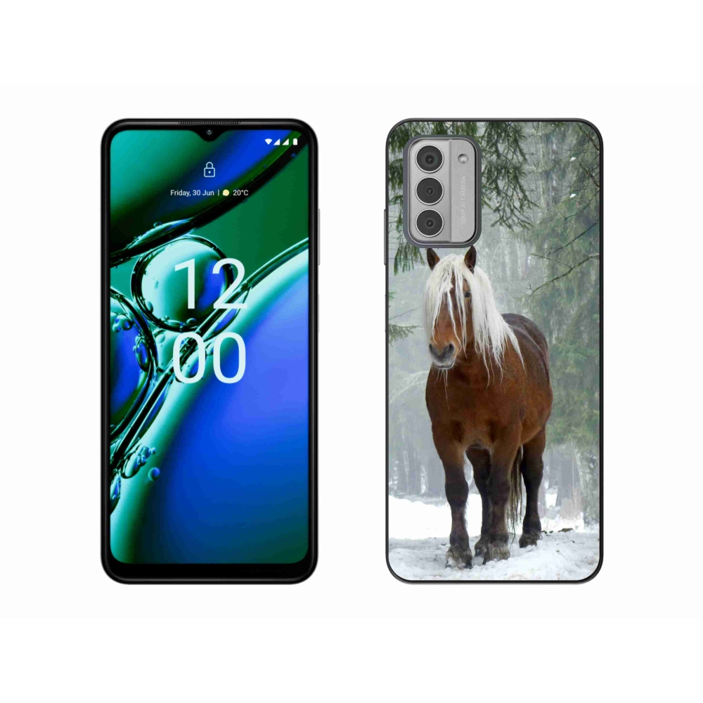 Gélový obal mmCase na Nokia G42 - kôň v lese